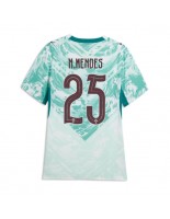 Portugali Nuno Mendes #25 Vieraspaita Naisten MM-kisat 2026 Lyhythihainen